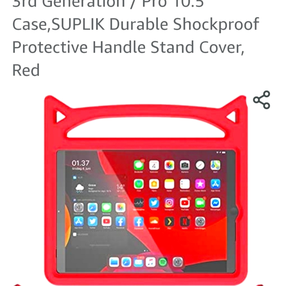 Kids iPad case with stand